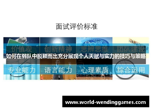 如何在弱队中脱颖而出充分展现个人天赋与实力的技巧与策略